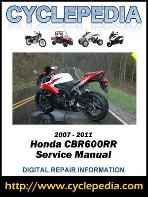 cover image of Honda CBR600RR 2007-2011 Service Manual